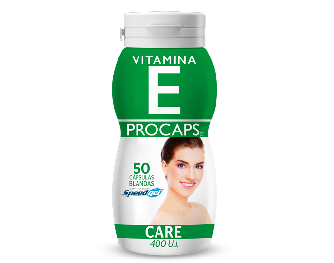 Vitamina E Procaps Care (400 U.I.) Frasco x 50